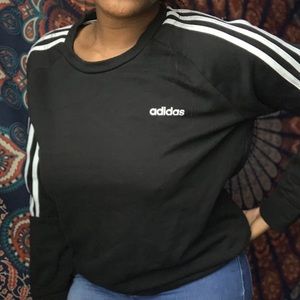 black adidas sweatshirt